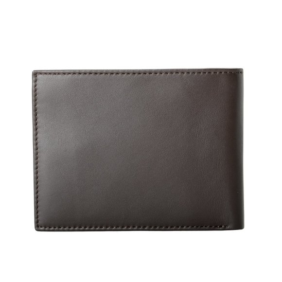 Cavalli Class Men's "Downtown" Chocolate Brown Leather Bifold Wallet - Picture 4 of 5
